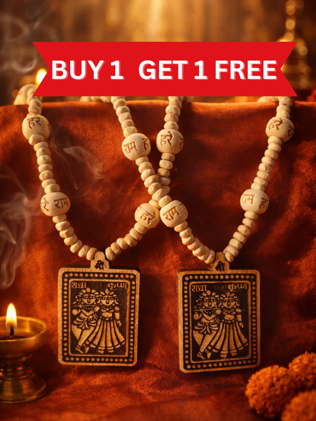 Original Tulsi Mala – Sacred & Energized | Buy 1 Get 1 FREE Offer